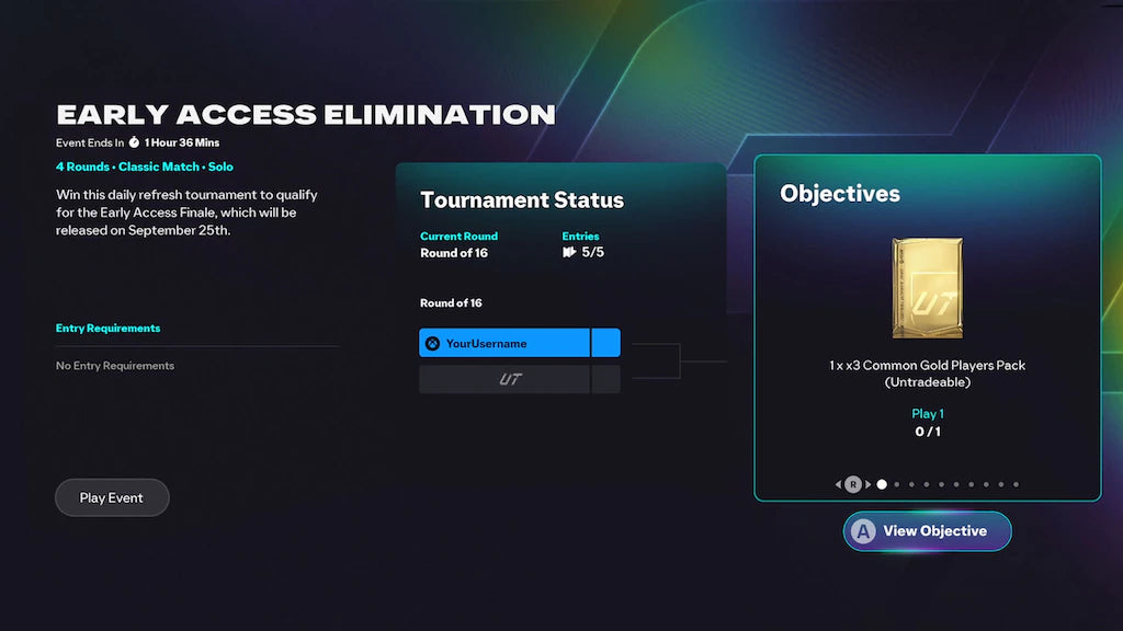 Elimination Knockout-Turnier